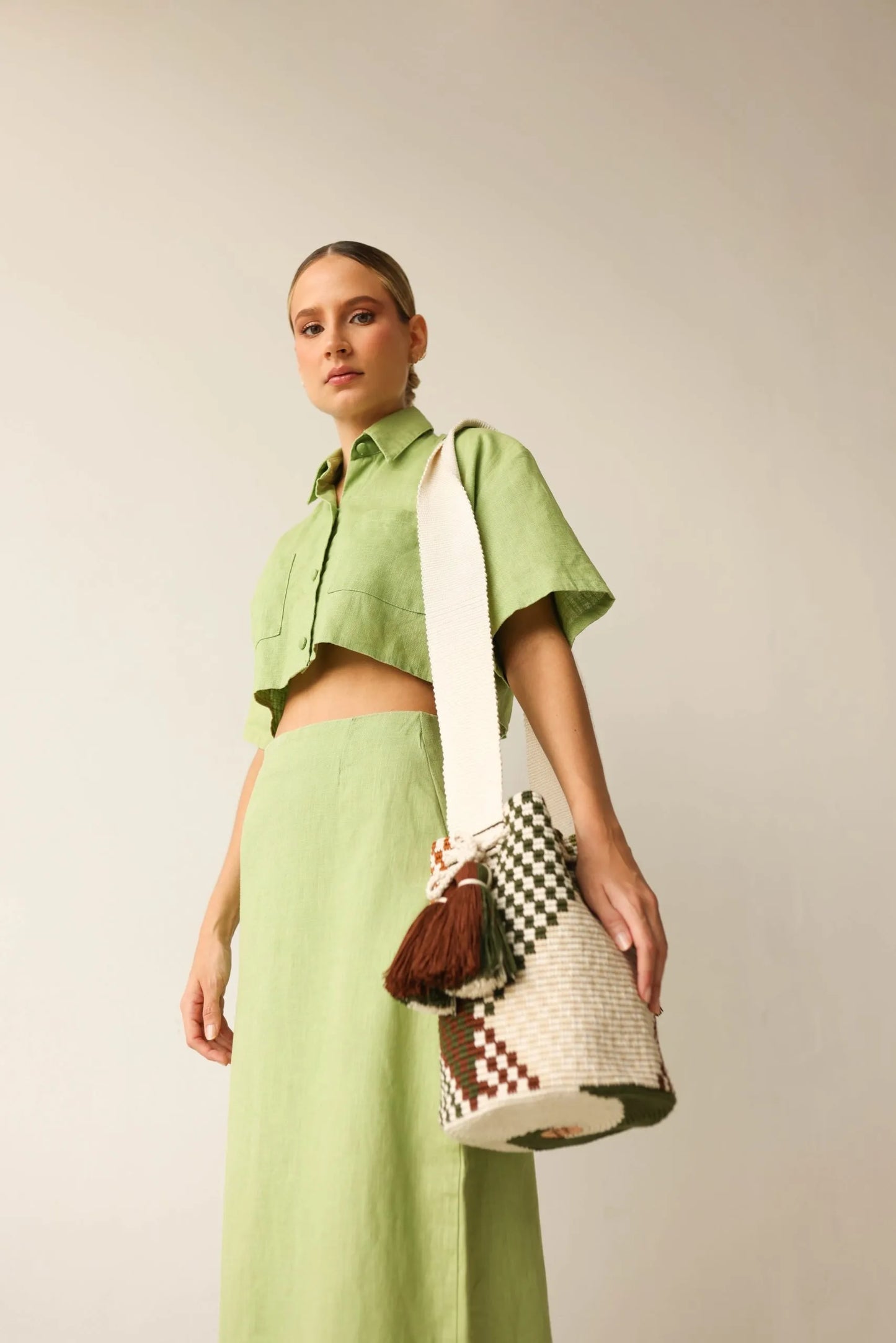 Mochila Checkers Veranera Asa Telar