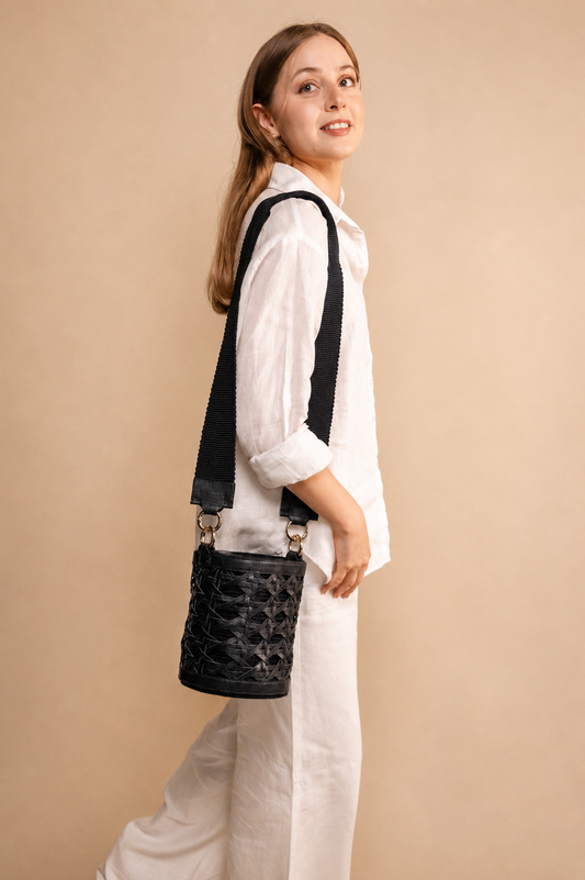Mochila "Trenzata Silvia" Cuero