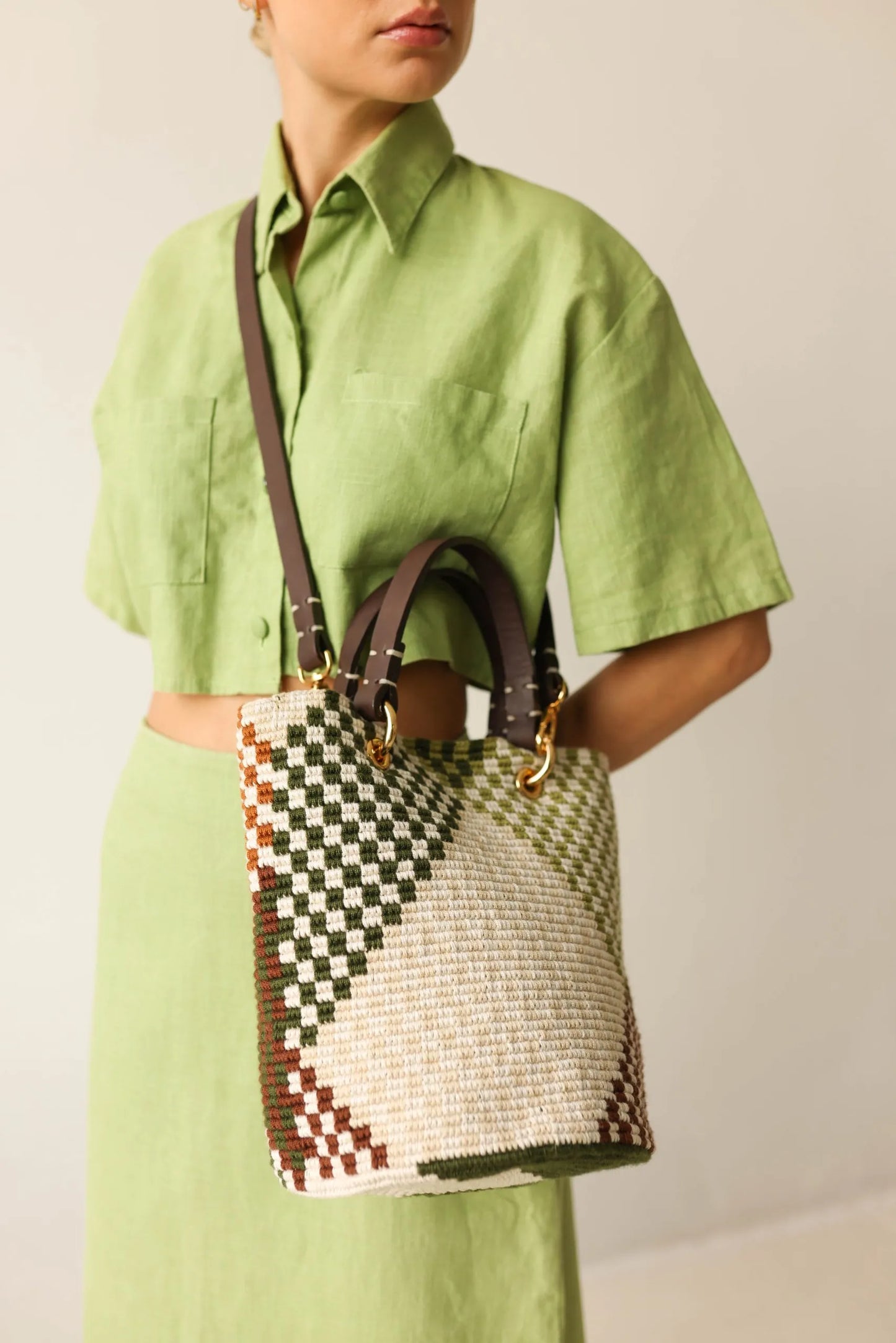 Mochila Checkers Azalea Asa Cuero
