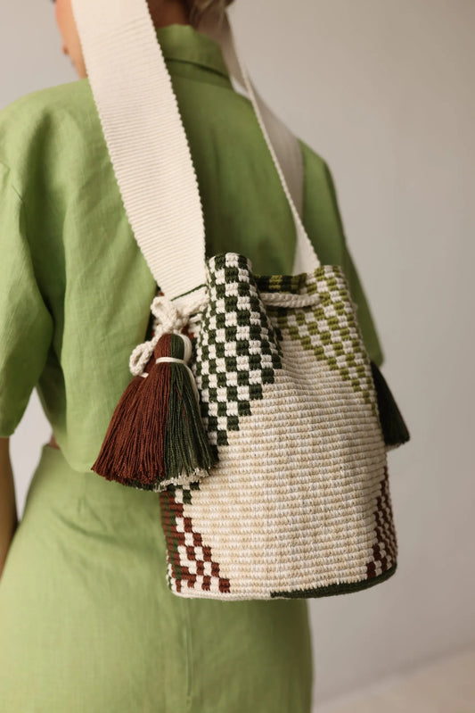 Mochila Checkers Veranera Asa Telar