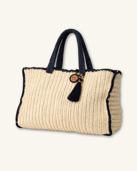 Maxi Tote en Fique Uni Tono